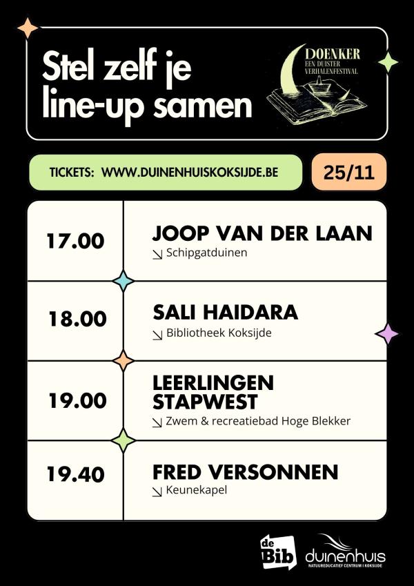 Line-up voorbeelden