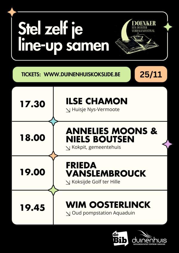 Line-up voorbeelden